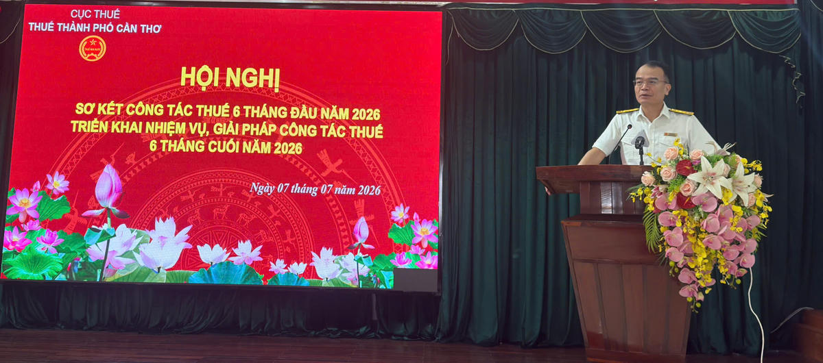 Thuế Cần Thơ thu ngân sách hơn 15.000 tỷ đồng trong 6 tháng đầu năm