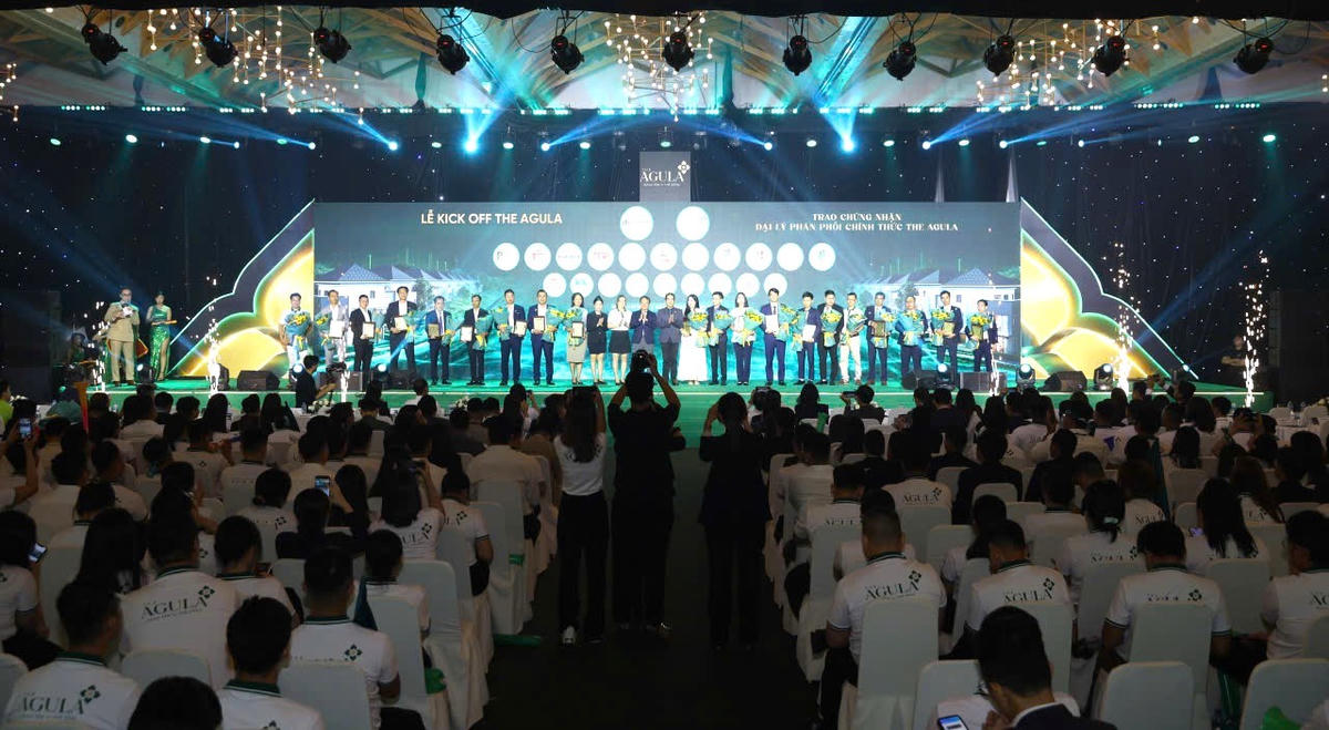 Lễ Kick-off dự án THE AGULA thu hút khá đông đối tác của Tập đoàn Trần Anh Group và nhà đầu tư tham dự.