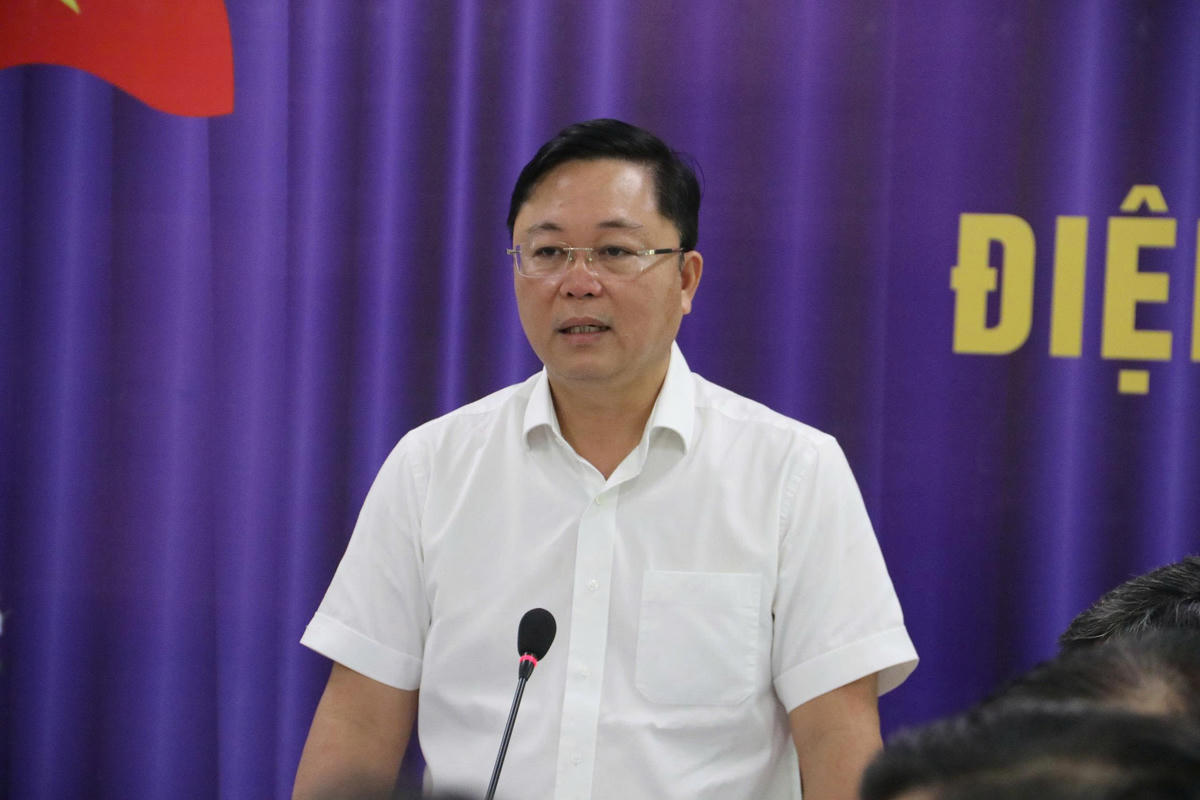 Ông Lê Trí Thanh, Chủ tịch Ủy ban MTTQ Việt Nam TP Đà Nẵng phát biểu chỉ đạo tại buổi làm việc. Ảnh: TT.