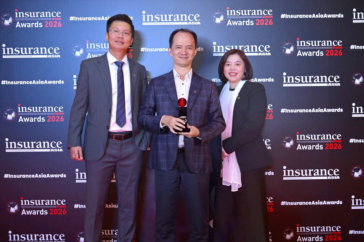 OPES nhận giải thưởng “Sáng kiến giải quyết quyền lợi bảo hiểm của năm” từ Insurance Asia Awards.
