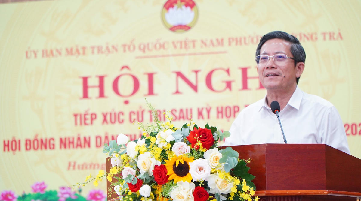 Phó Chủ tịch UBND thành phố Trần Nam Hưng. Ảnh: CĐ.
