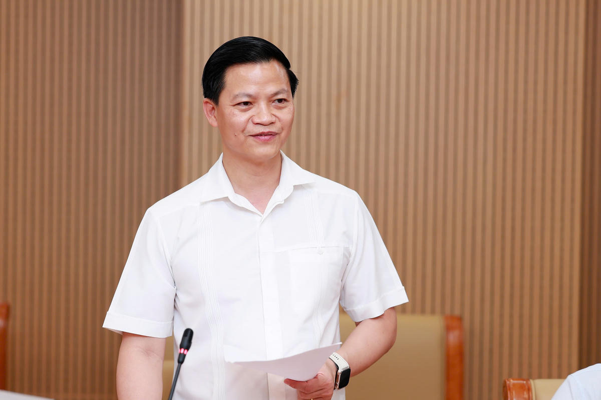 Chủ tịch UBND tỉnh Thái Nguyên Vương Quốc Tuấn. Ảnh: TNGOP.