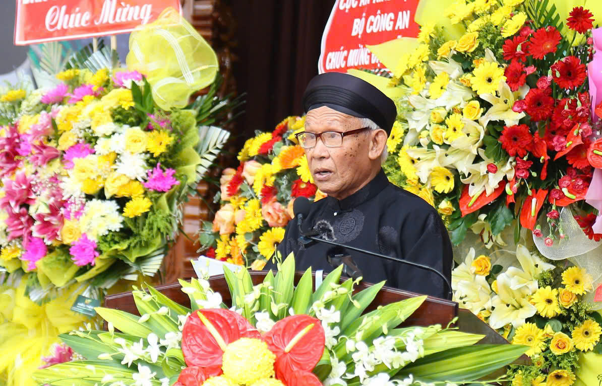 Ông Nguyễn Tấn Đạt - Trưởng Ban Trị sự Trung ương Giáo hội Phật Giáo Hòa Hảo.