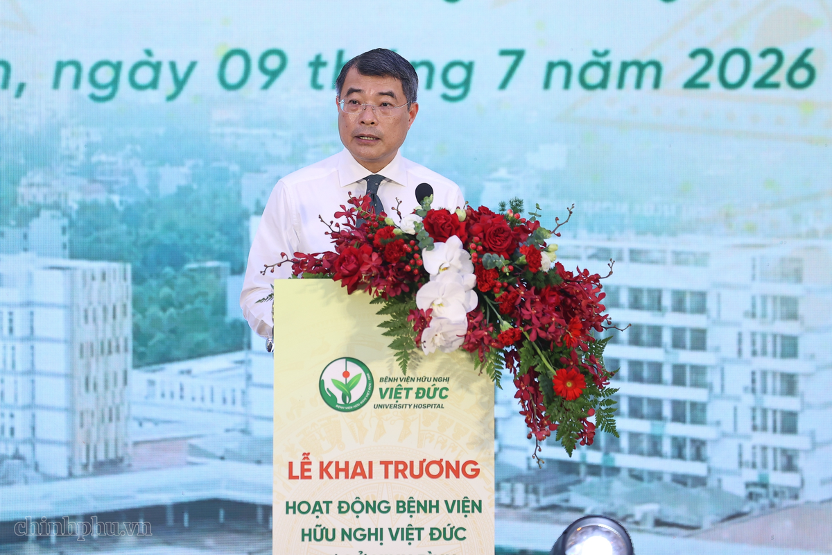 Thủ tướng Lê Minh Hưng phát biểu tại buổi lễ - Ảnh: VGP