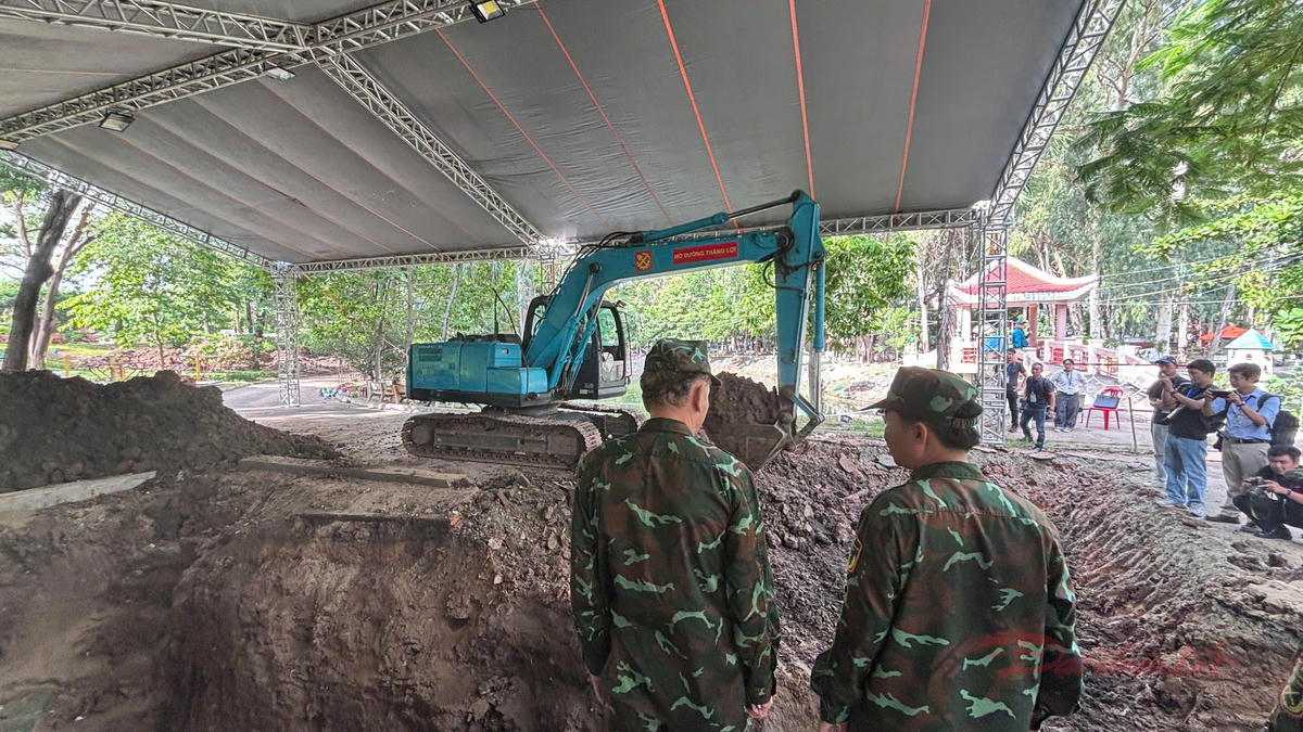 Mở rộng tìm kiếm hài cốt liệt sĩ tại Công viên Lê Thị Riêng