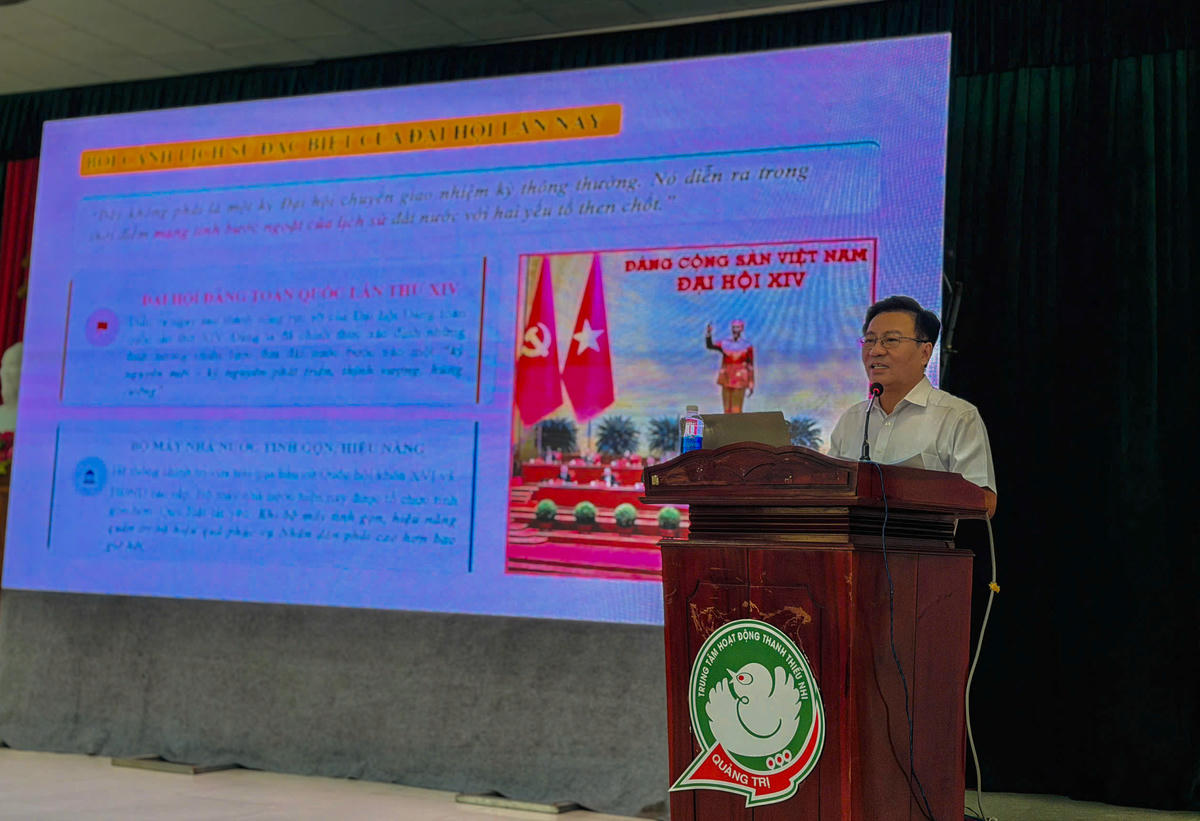 Ông Đào Mạnh Hùng tại hội nghị. Ảnh: Nguyễn Phong.