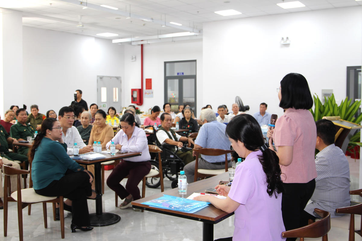 Quang cảnh Chương trình "Tháng nghe dân nói". Ảnh: Q.Đ.