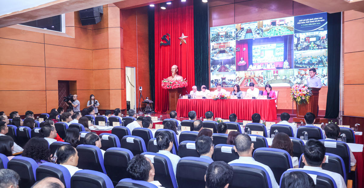 Toàn cảnh Hội nghị sơ kết 6 tháng đầu năm và triển khai phương hướng, nhiệm vụ 6 tháng cuối năm 2026.