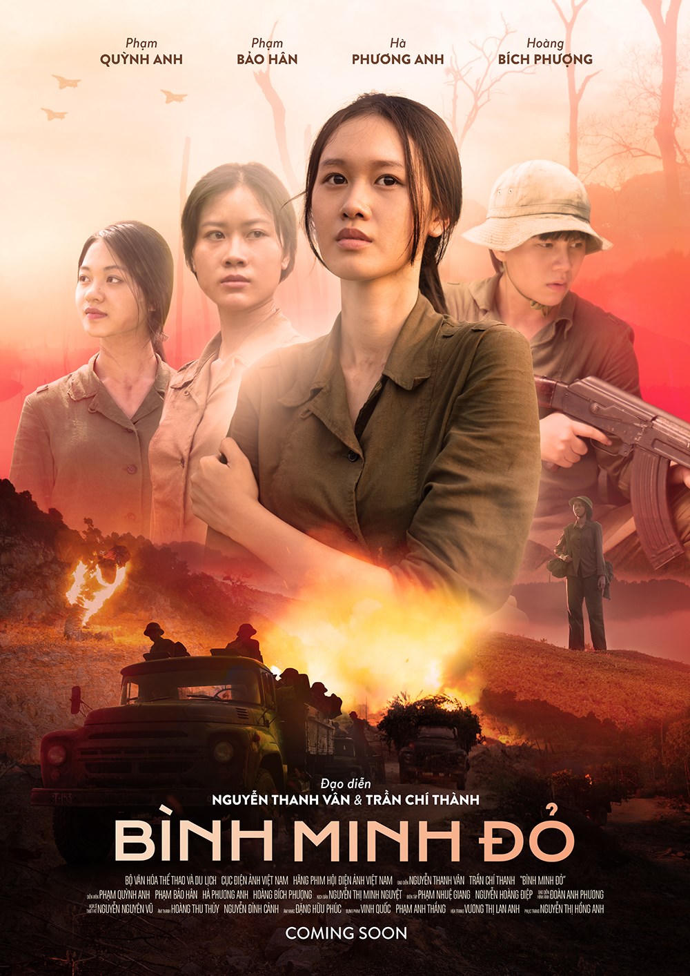 Poster phim “Bình minh đỏ”.