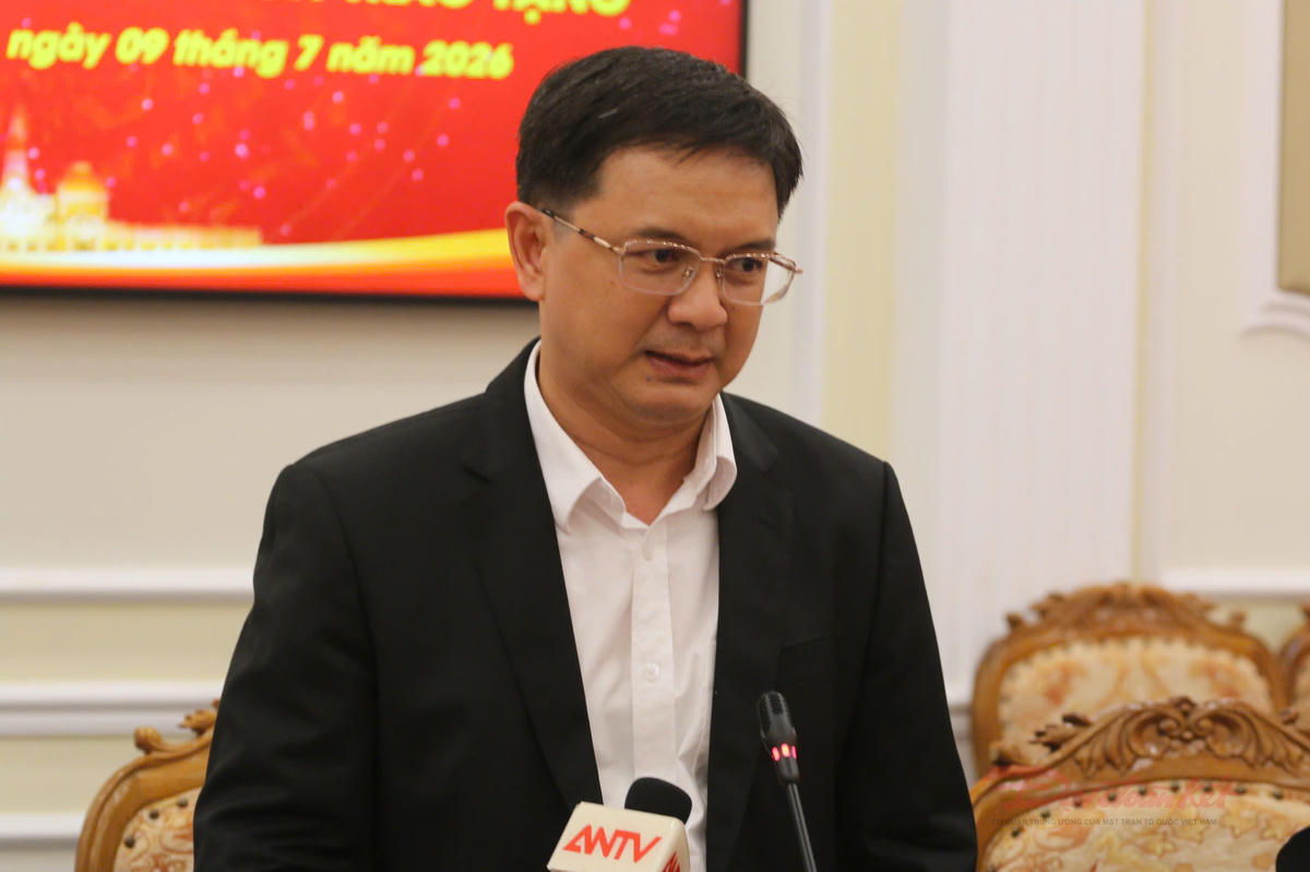 Phó Chủ tịch UBND TP Hồ Chí Minh Nguyễn Mạnh Cường phát biểu. Ảnh: M.Hậu.