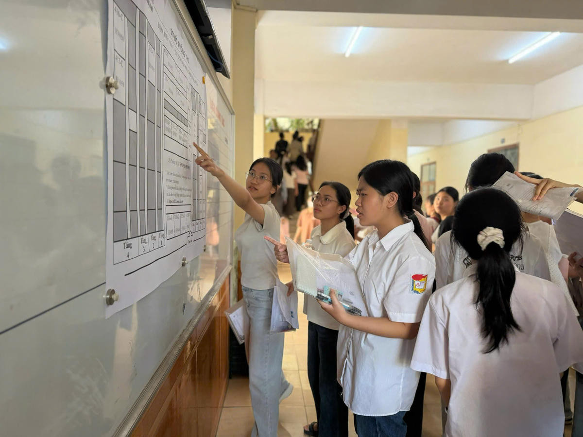 Thí sinh dự thi đánh giá năng lực năm 2026 do Trường Đại học Sư phạm Hà Nội tổ chức.