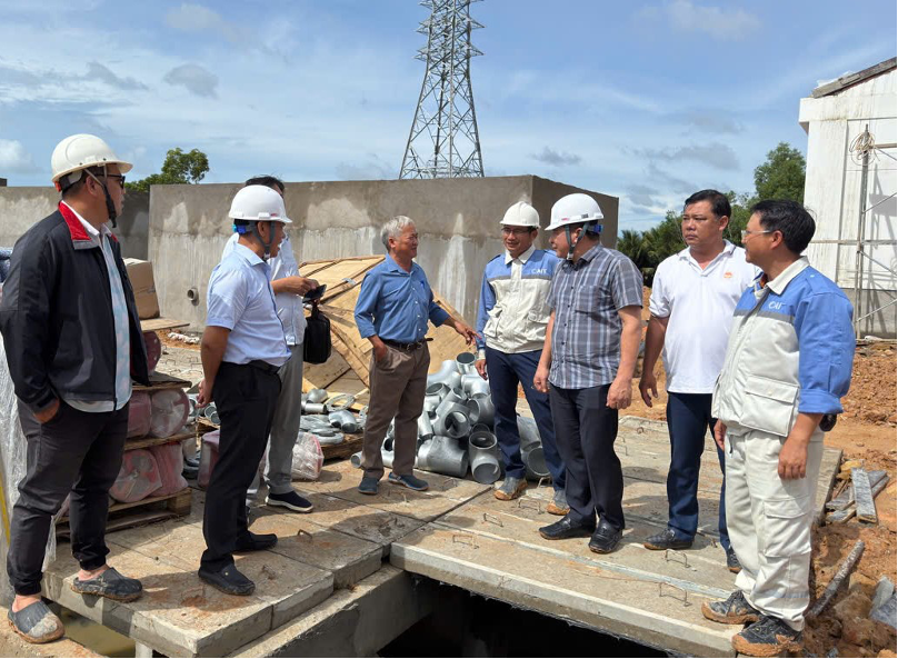 Lãnh đạo EVNSPC thường xuyên kiểm tra, đôn đốc tiến độ các công trình đầu tư xây dựng trọng điểm.