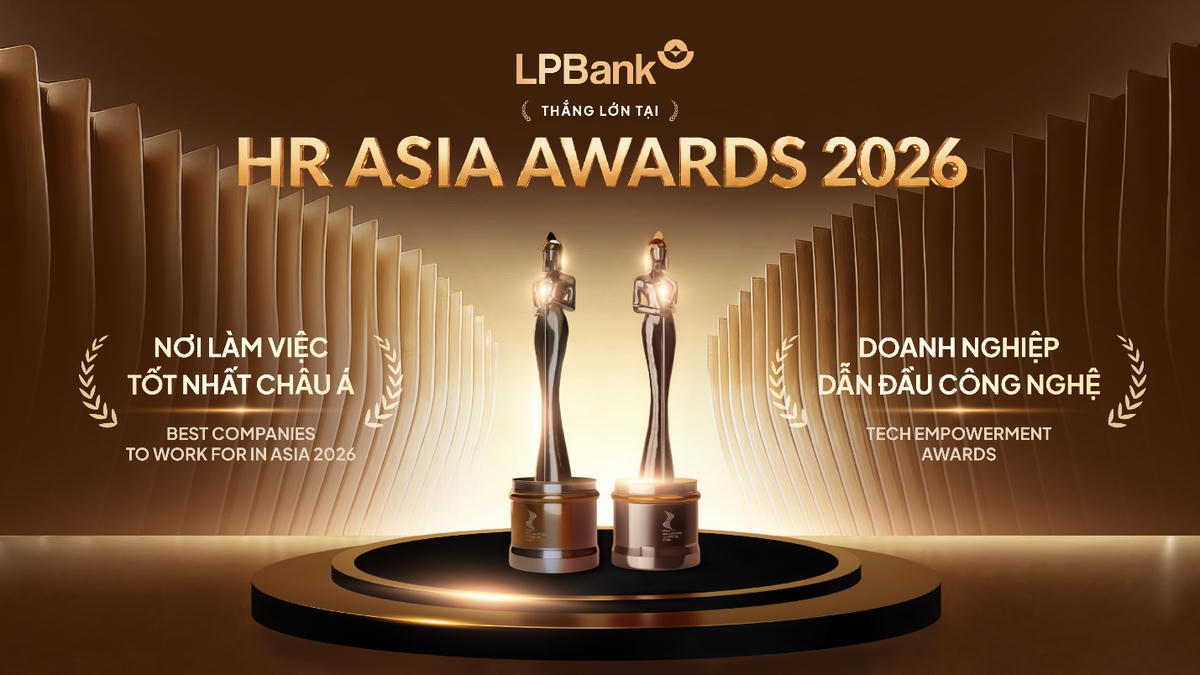 LPBank lập "cú đúp" tại HR Asia 2026: Khi chiến lược phát triển con người trở thành lợi thế cạnh tranh