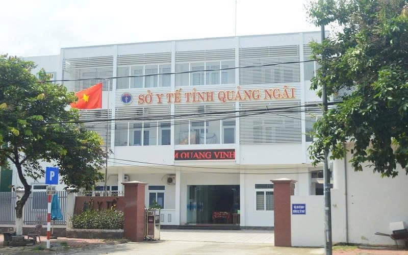 Một góc Sở Y tế tỉnh Quảng Ngãi. Ảnh: BT.