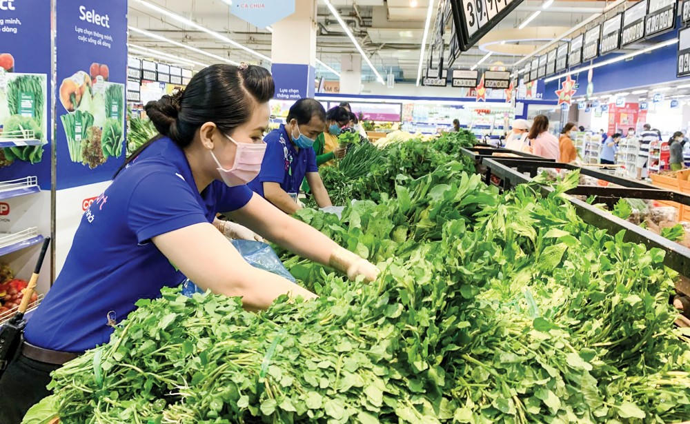 Nguồn cung hàng hoá dồi dào, ổn định. Ảnh: N.H.