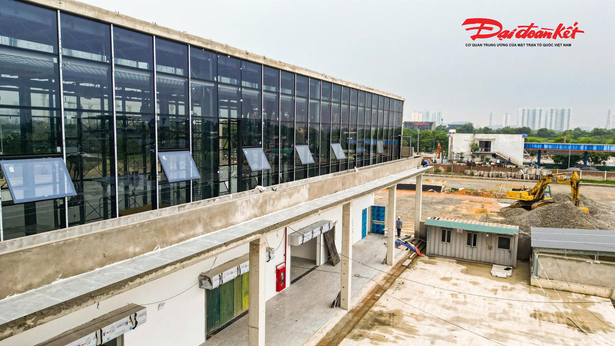 Hình hài bến xe khách mới ở cửa ngõ phía Nam Hà Nội dần lộ diện