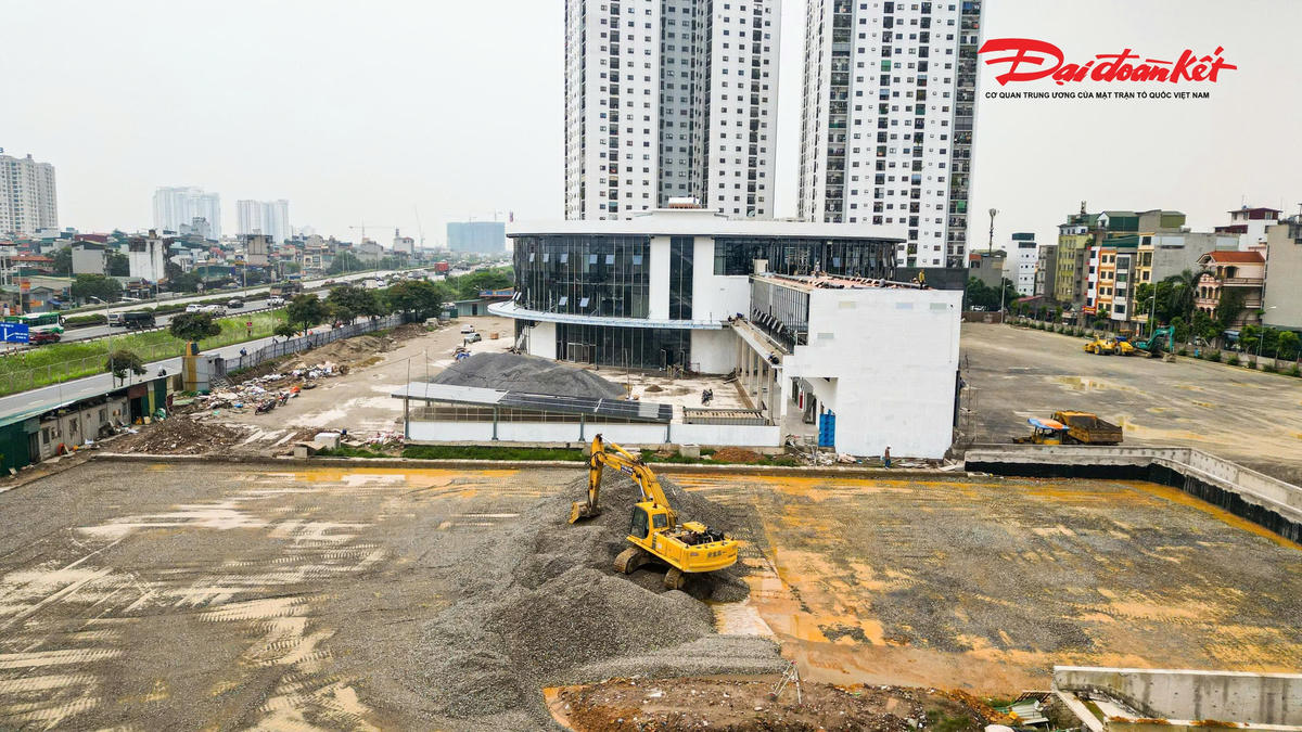 Hình hài bến xe khách mới ở cửa ngõ phía Nam Hà Nội dần lộ diện