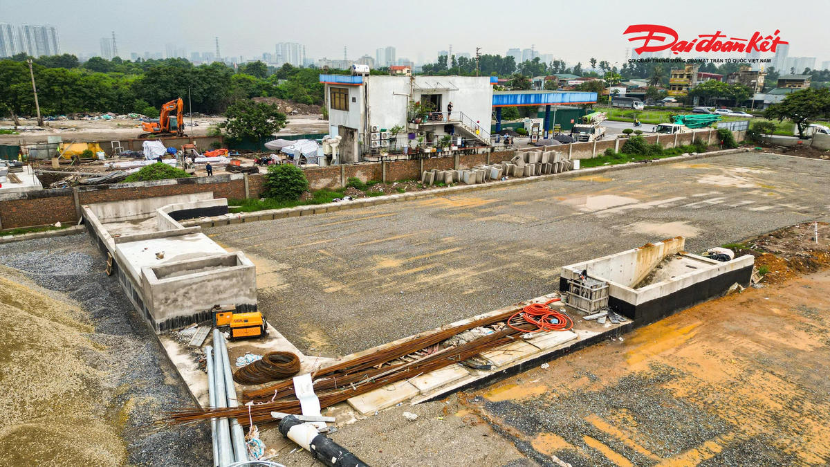 Hình hài bến xe khách mới ở cửa ngõ phía Nam Hà Nội dần lộ diện