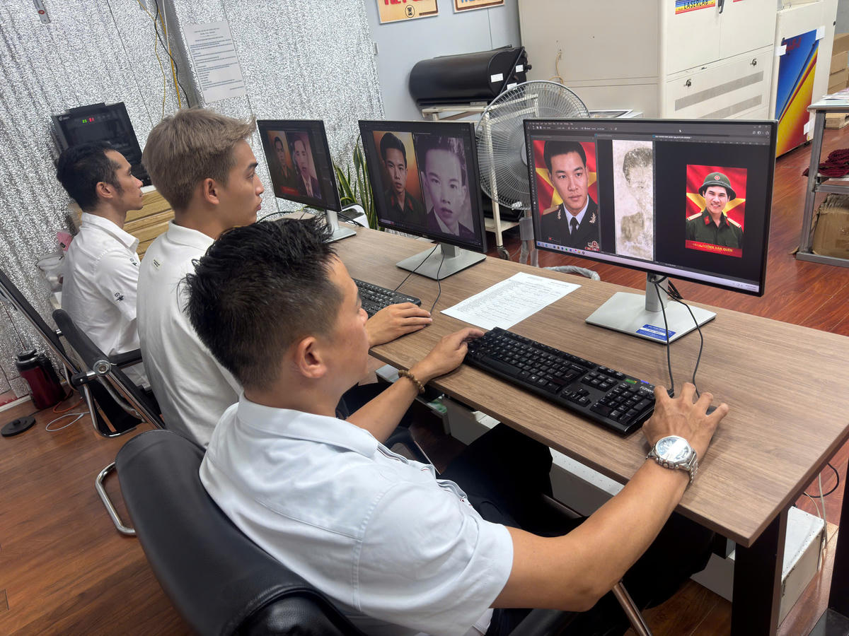 TPHCM phục dựng ảnh liệt sĩ miễn phí cho thân nhân, gia đình chính sách