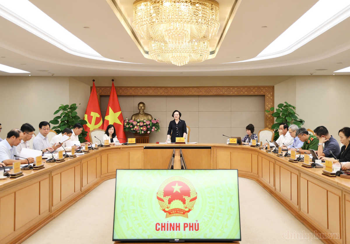 Quang cảnh phiên họp - Ảnh: VGP/Thu Giang