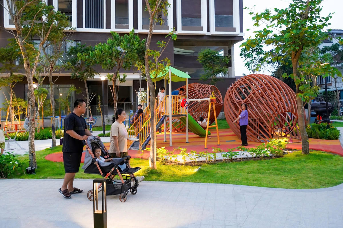 Nhịp sống đã vào vận hành tại Cara River Park.