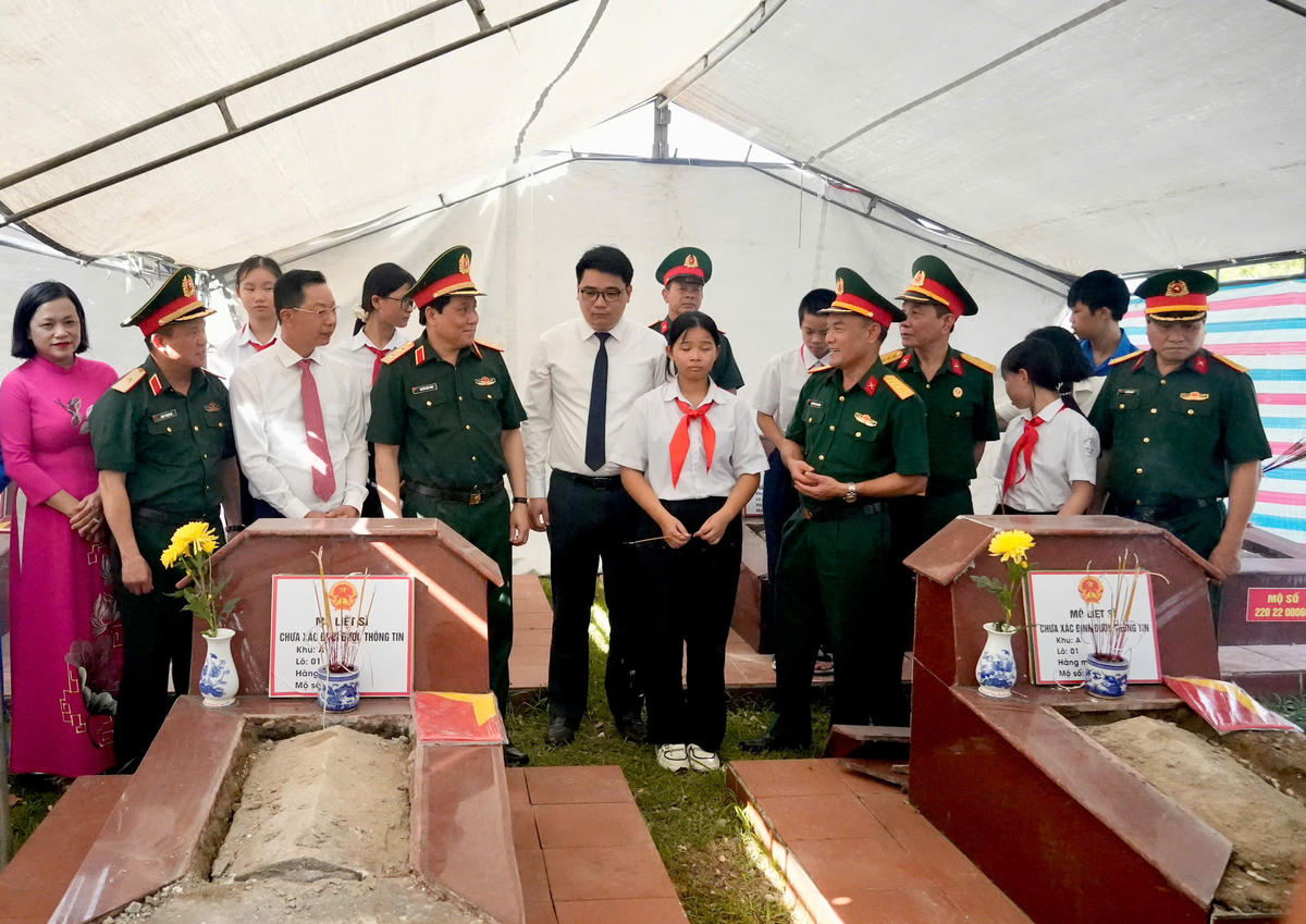 Đoàn công tác Đảng uỷ, Bộ Tư lệnh Quân khu 3 thực hiện kiểm tra việc triển khai Chiến dịch Chiến dịch "500 ngày đêm" tại tỉnh Quảng Ninh. Ảnh: QMG