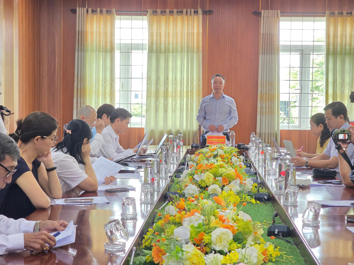 Quang cảnh buổi họp báo ngày 15/7. Ảnh: Nguyễn Tú.