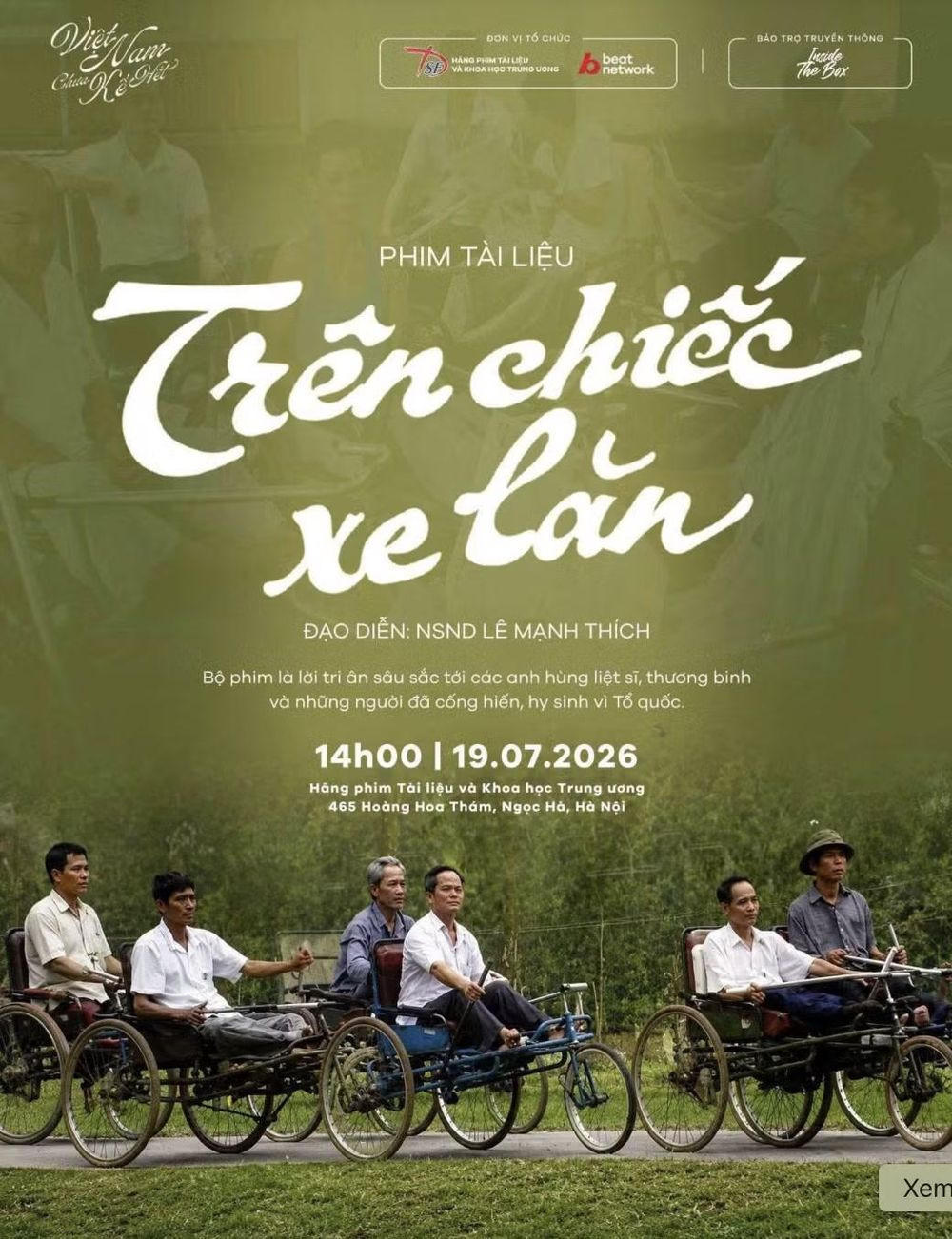 Tri ân thương binh, liệt sĩ qua bộ phim “Trên chiếc xe lăn”