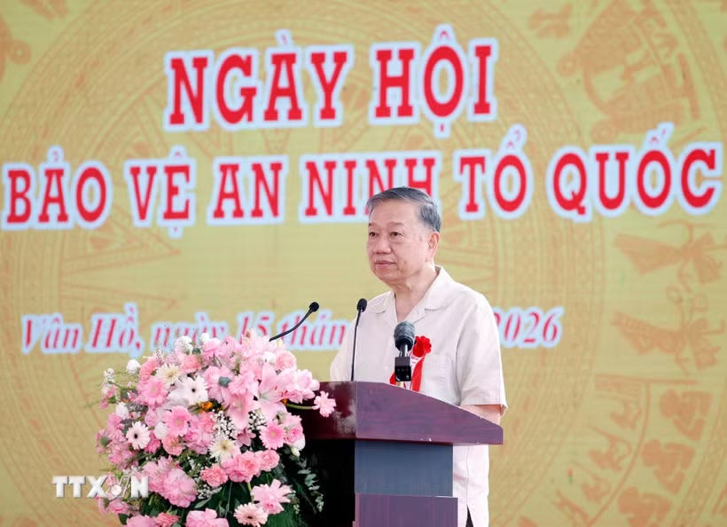 Tổng Bí thư, Chủ tịch nước Tô Lâm phát biểu. (Ảnh: Thống Nhất/TTXVN)
