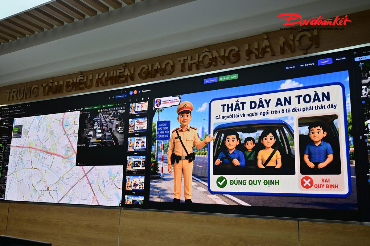 Hà Nội vận hành 36 màn hình LED giao thông, người dân cập nhật ùn tắc theo thời gian thực