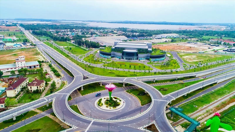 Một góc Khu kinh tế mở Chu Lai. Ảnh: CV.