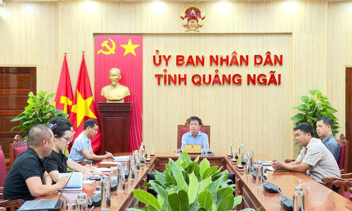 Quang cảnh buổi làm việc. Ảnh: BT.