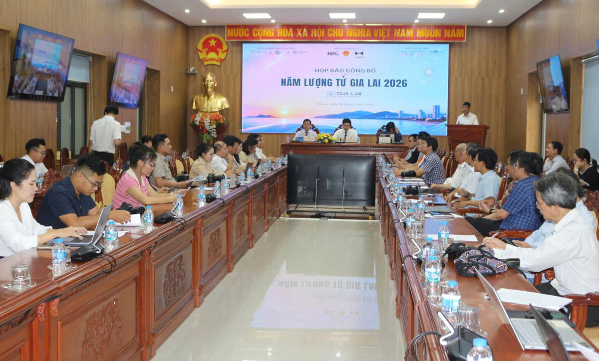 Quang cảnh buổi họp báo. Ảnh: ĐS.