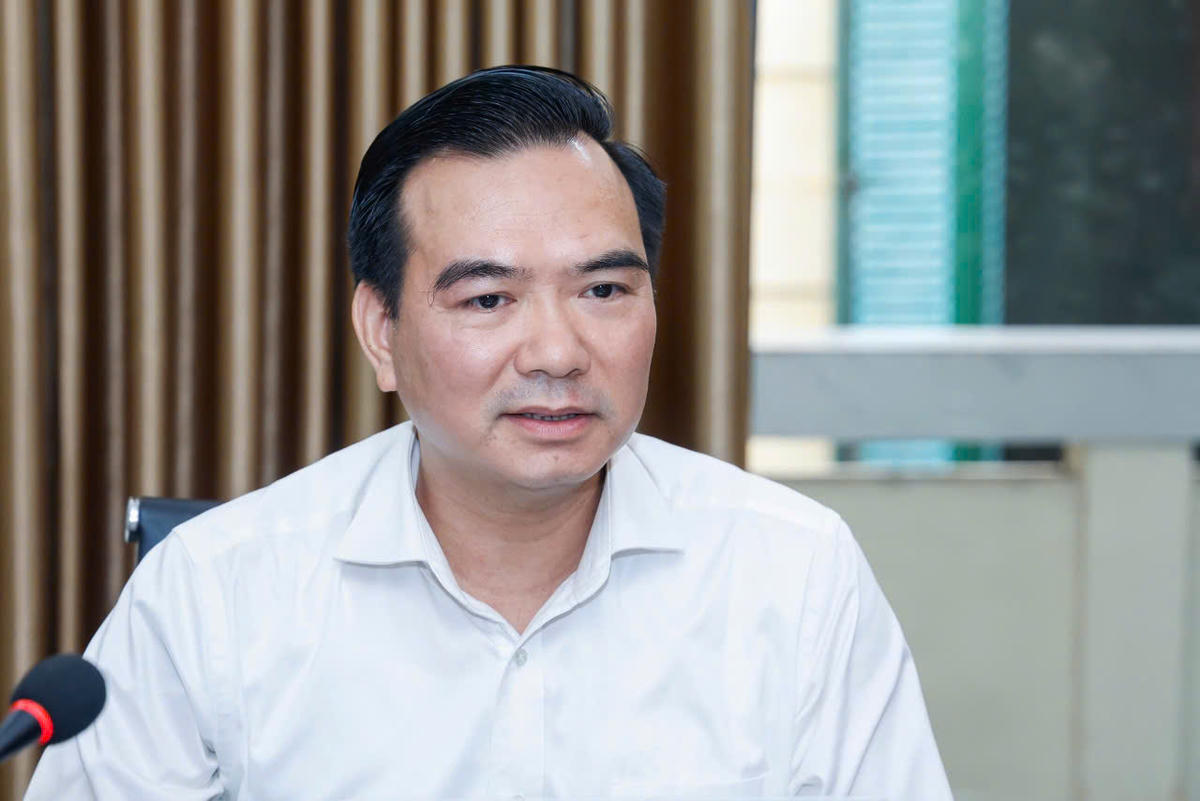 Ông Nguyễn Minh Chung - Trưởng Ban Tuyên giáo và Dân vận Đảng ủy MTTQ, các đoàn thể Trung ương phát biểu tại buổi làm việc. Ảnh: Quang Vinh.