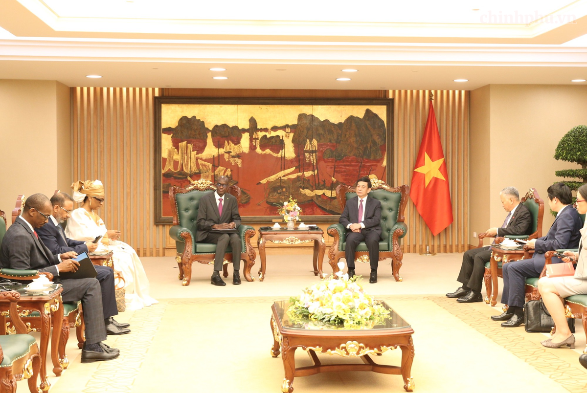 Quang cảnh buổi tiếp. Ảnh: VGP/Nguyễn Hoàng