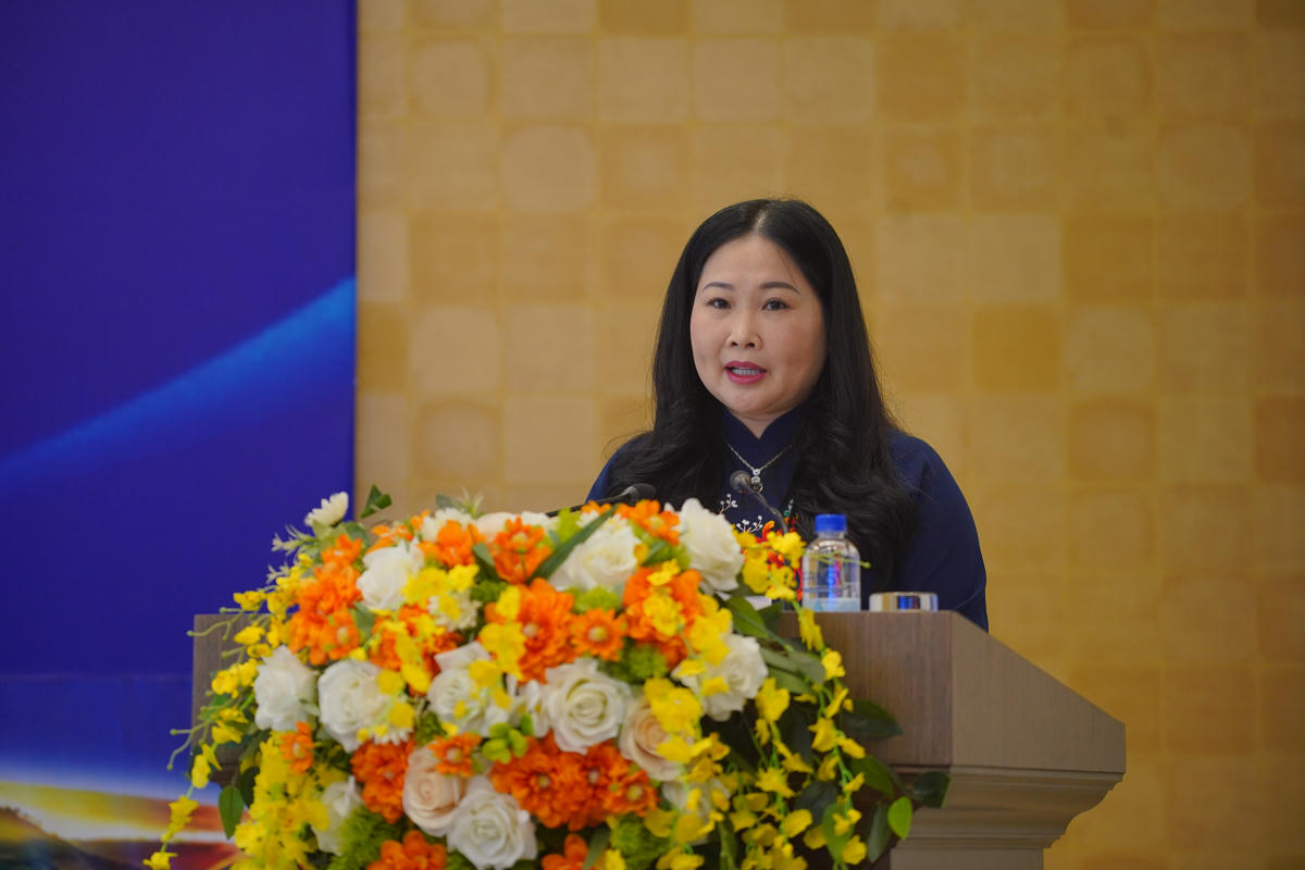 Bà Vũ Thị Hiền Hạnh, Phó Chủ tịch UBND tỉnh Lào Cai . Ảnh: Tuấn Trung.
