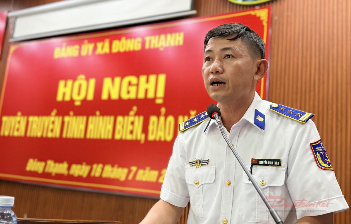 Nhiều hoạt động tuyên truyền chống khai thác hải sản bất hợp pháp trên vùng biển phía Nam