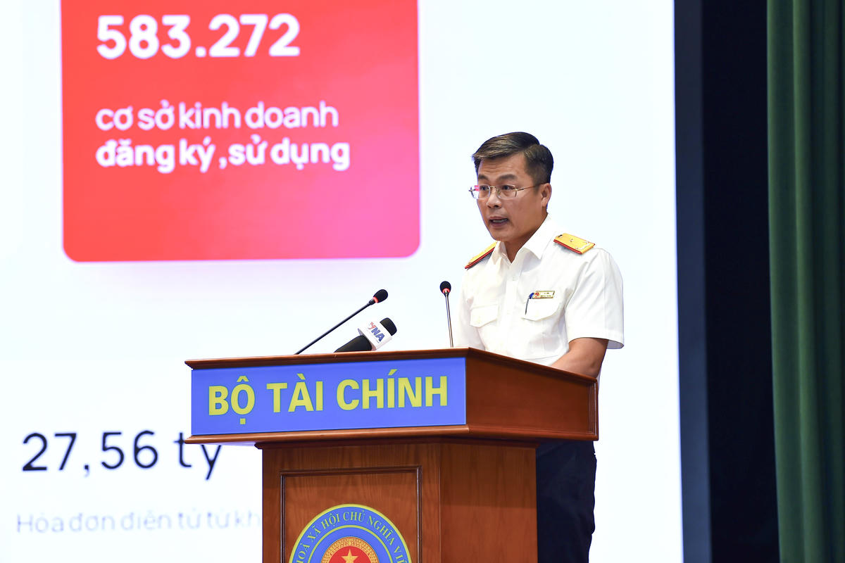Ông Lê Long, Phó Cục trưởng Cục Thuế. Ảnh: MOF.