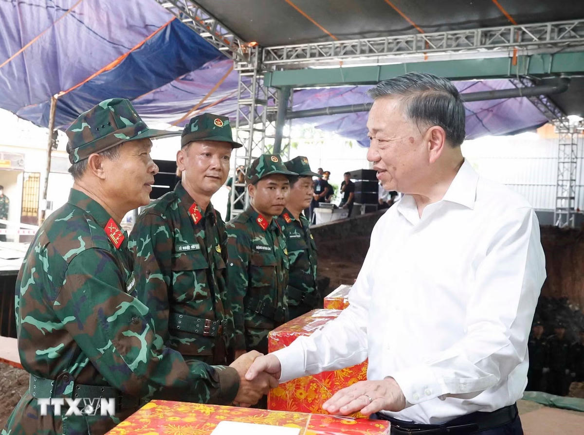 Bài phát biểu của Tổng Bí thư, Chủ tịch nước Tô Lâm tại cuộc gặp gỡ lực lượng làm nhiệm vụ tại công viên Lê Thị Riêng