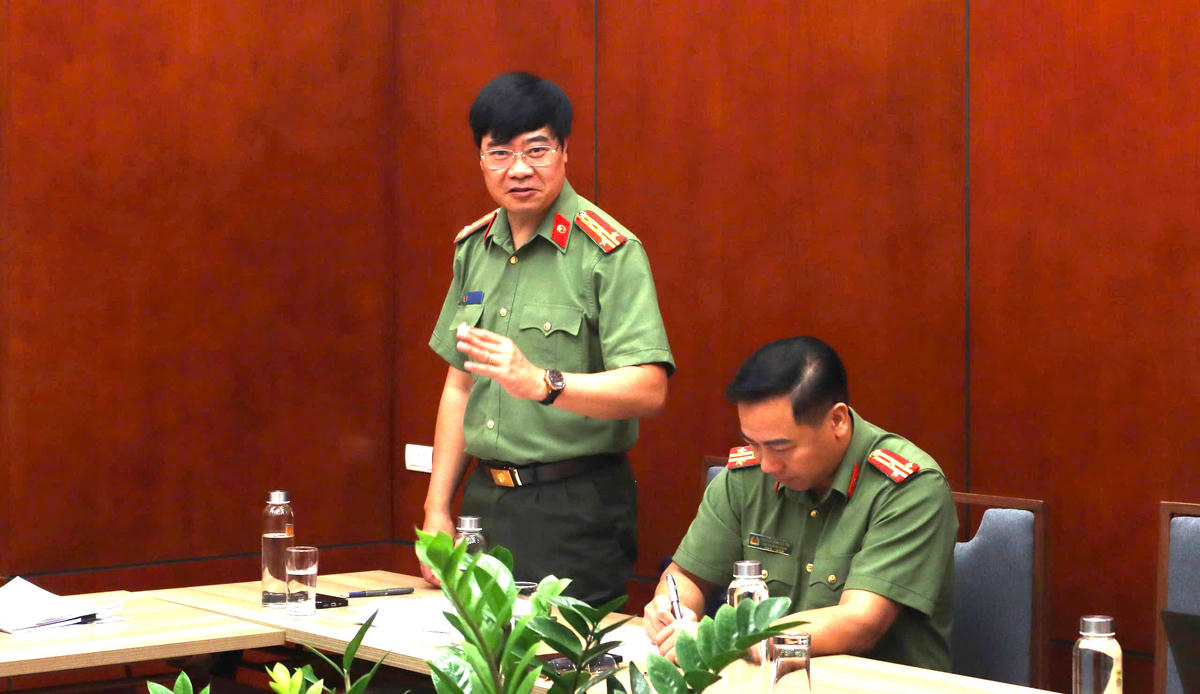 Đại tá Nguyễn Hồng Quân, Phó Cục trưởng Cục An ninh mạng và Phòng, chống tội phạm sử dụng công nghệ cao.