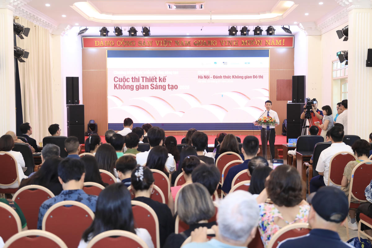Lễ phát động Cuộc thi Thiết kế không gian sáng tạo 2026. Ảnh: BTC.