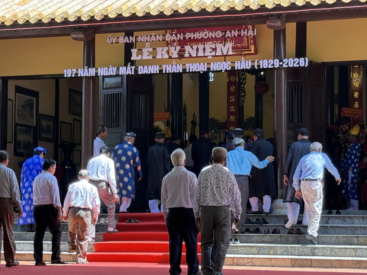 Đà Nẵng tổ chức Lễ kỷ niệm 197 năm Ngày mất Danh thần Thoại Ngọc Hầu