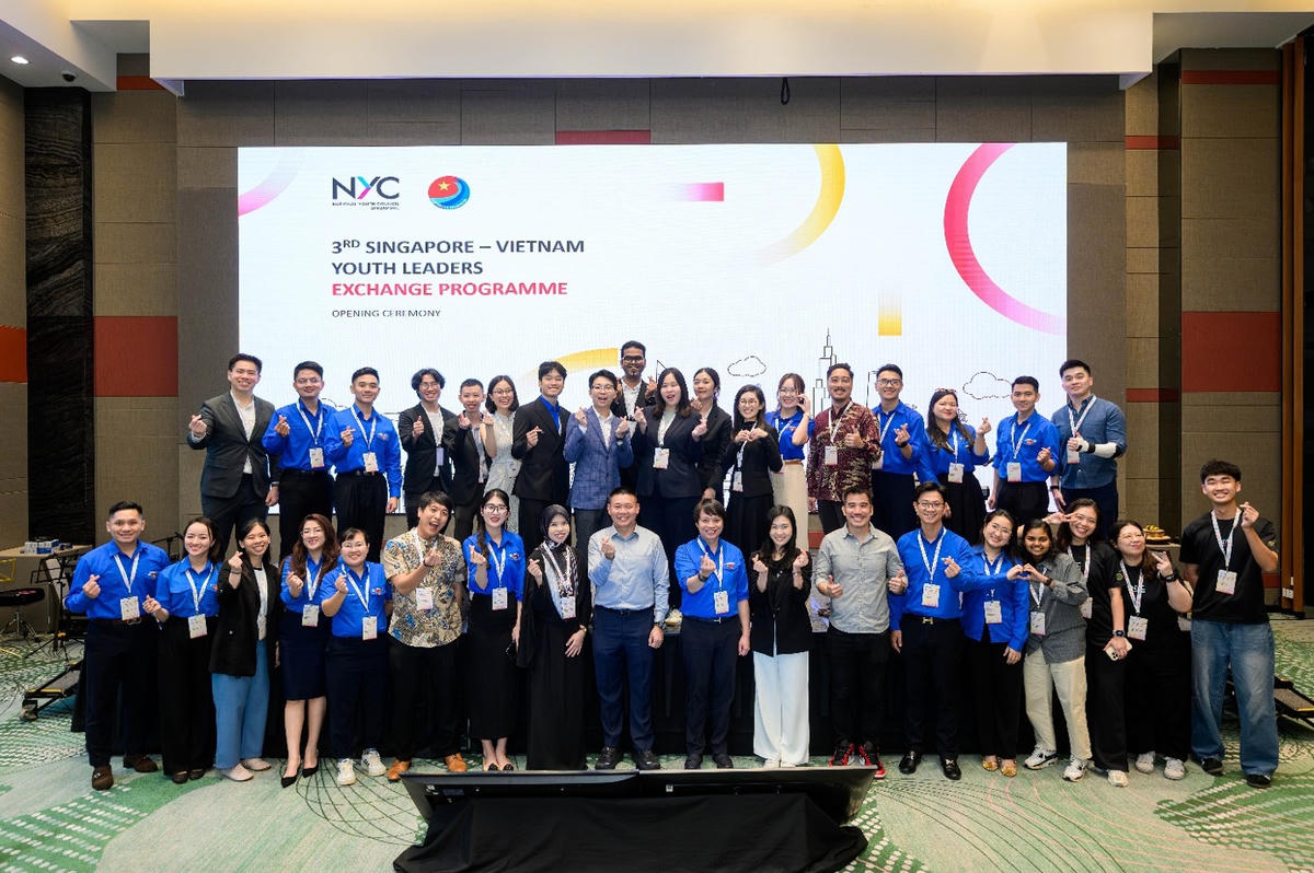 Lễ khai mạc Chương trình Trao đổi Lãnh đạo Thanh niên Việt Nam – Singapore lần thứ ba (SVYLEP 2026) tại Singapore. Ảnh: PV