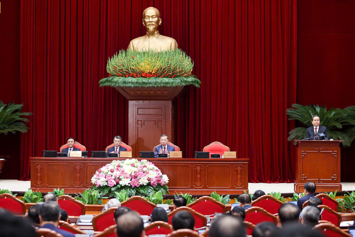 Tổng Bí thư, Chủ tịch nước Tô Lâm chủ trì hội nghị. Ảnh: VGP/Nhật Bắc
