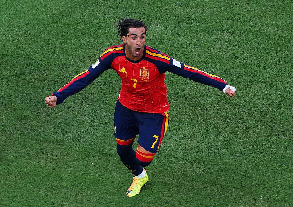 Ferran Torres của Tây Ban Nha là cầu thủ ghi bàn duy nhất trong trận chung kết. Nguồn: Reuters,