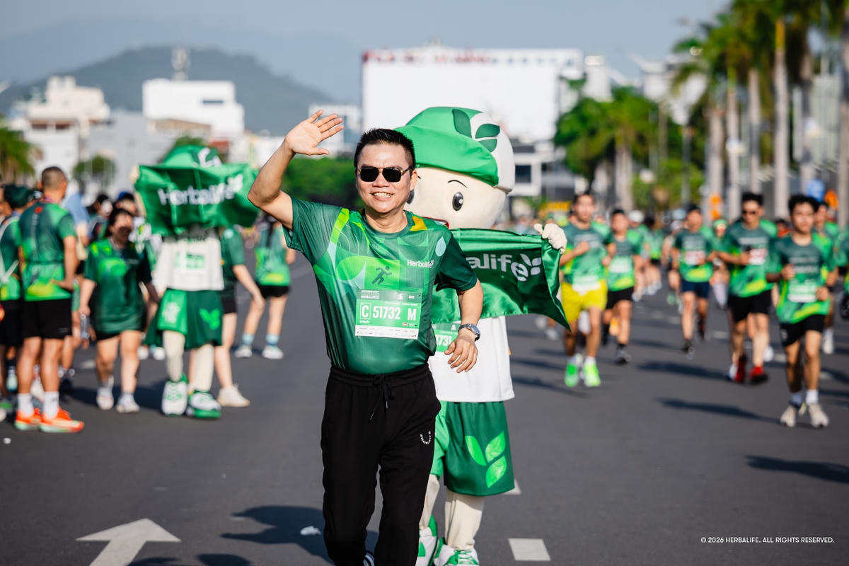 Ngày hội chạy bộ sôi động tại VnExpress Đà Nẵng International Marathon Herbalife Cup 2026