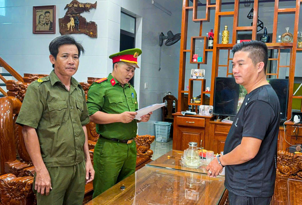 Đối tượng Hoàng Văn Nam. Ảnh: CAQT