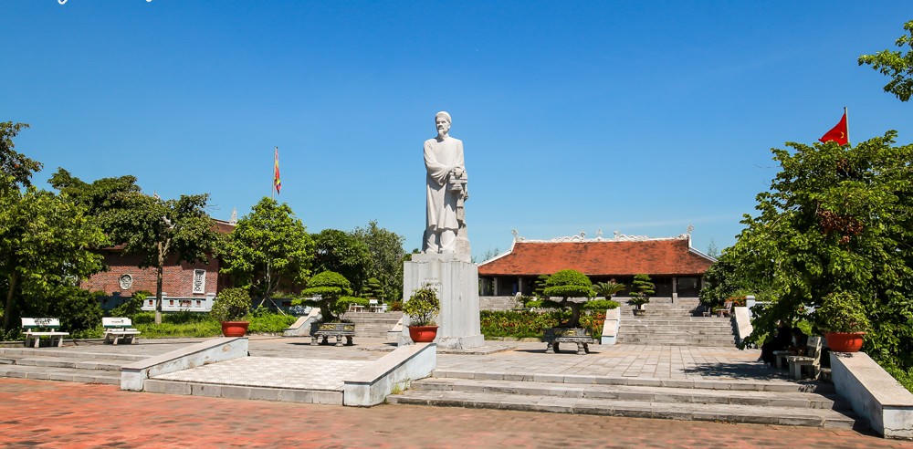 Khu lưu niệm nhà bác học Lê Quý Đôn tại quê hương ông, xã Lê Quý Đôn, tỉnh Hưng Yên. Ảnh: CTV