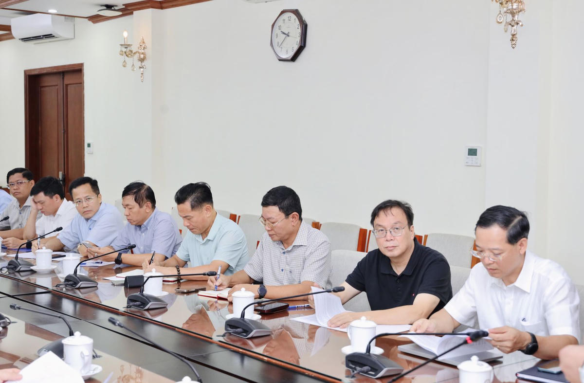 Các đơn vị tham gia buổi làm việc.