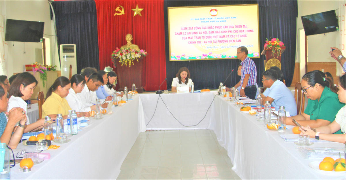 Quang cảnh buổi giám sát. Ảnh: Nguyễn Tín.